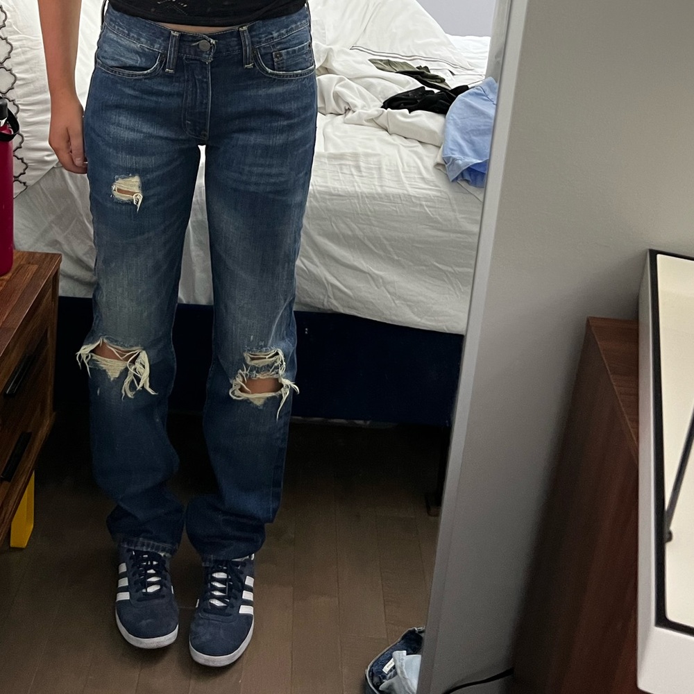Distressed Levi’s Jeans